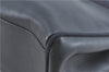 Authentic Salvatore Ferragamo Vara Leather Shoulder Tote Bag Navy Blue SF J2331