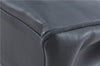 Authentic Salvatore Ferragamo Vara Leather Shoulder Tote Bag Navy Blue SF J2331
