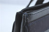 Authentic Salvatore Ferragamo Vara Leather Shoulder Tote Bag Navy Blue SF J2331