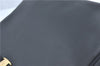 Authentic Salvatore Ferragamo Vara Leather Shoulder Tote Bag Navy Blue SF J2331