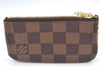 Authentic Louis Vuitton Damier Pochette Cles Coin Case Purse N62658 LV Box J2356