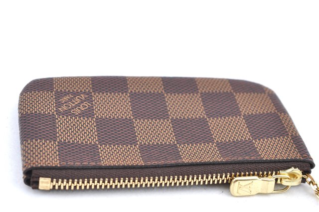 Authentic Louis Vuitton Damier Pochette Cles Coin Case Purse N62658 LV Box J2356