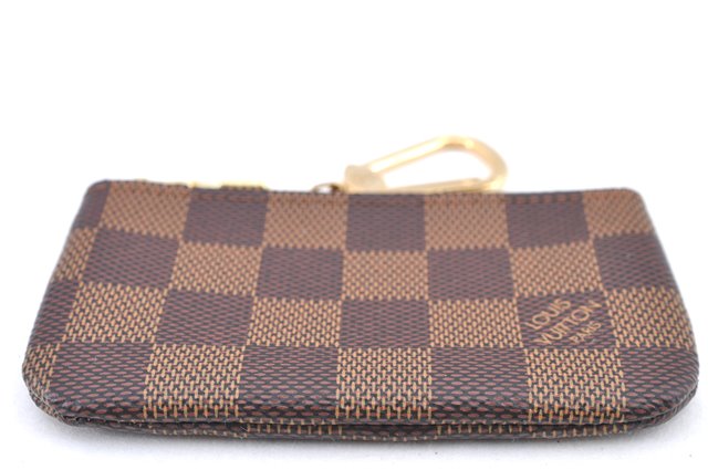 Authentic Louis Vuitton Damier Pochette Cles Coin Case Purse N62658 LV Box J2356
