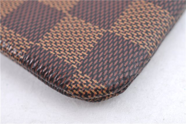 Authentic Louis Vuitton Damier Pochette Cles Coin Case Purse N62658 LV Box J2356