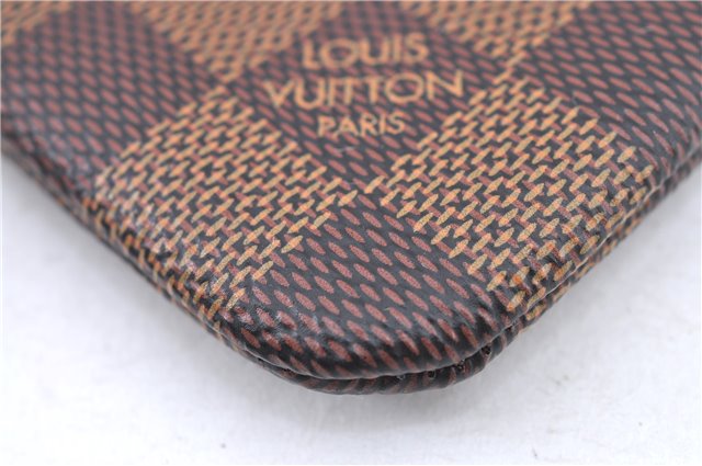 Authentic Louis Vuitton Damier Pochette Cles Coin Case Purse N62658 LV Box J2356