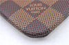 Authentic Louis Vuitton Damier Pochette Cles Coin Case Purse N62658 LV Box J2356