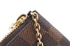 Authentic Louis Vuitton Damier Pochette Cles Coin Case Purse N62658 LV Box J2356
