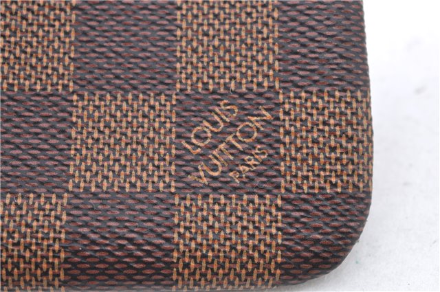 Authentic Louis Vuitton Damier Pochette Cles Coin Case Purse N62658 LV Box J2356