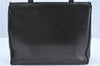 Authentic Salvatore Ferragamo Vara Leather Shoulder Tote Bag Navy Blue SF J2408