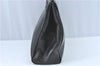 Authentic Salvatore Ferragamo Vara Leather Shoulder Tote Bag Navy Blue SF J2408