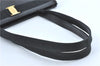 Authentic Salvatore Ferragamo Vara Leather Shoulder Tote Bag Navy Blue SF J2408
