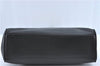 Authentic Salvatore Ferragamo Vara Leather Shoulder Tote Bag Navy Blue SF J2408