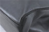 Authentic Salvatore Ferragamo Vara Leather Shoulder Tote Bag Navy Blue SF J2408