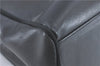 Authentic Salvatore Ferragamo Vara Leather Shoulder Tote Bag Navy Blue SF J2408