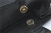 Authentic Salvatore Ferragamo Vara Leather Shoulder Tote Bag Navy Blue SF J2408
