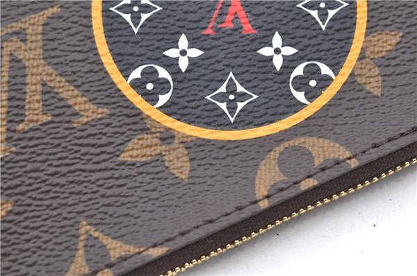 Authentic Louis Vuitton Patches City Clutch Hand Bag Purse M63447 LV Box J2417