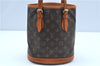 Authentic Louis Vuitton Monogram Bucket PM Shoulder Tote Bag M42238 LV J2427