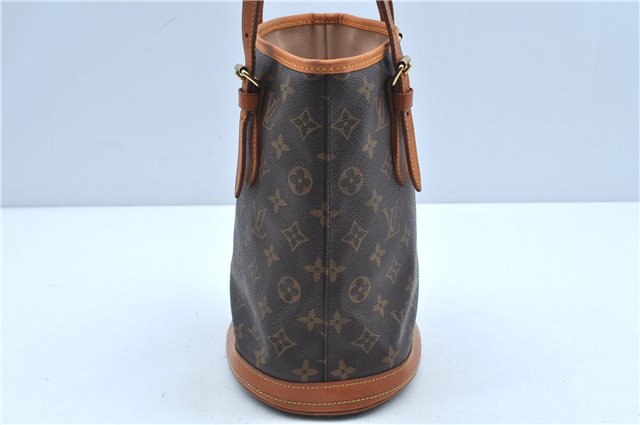 Authentic Louis Vuitton Monogram Bucket PM Shoulder Tote Bag M42238 LV J2427