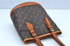 Authentic Louis Vuitton Monogram Bucket PM Shoulder Tote Bag M42238 LV J2427