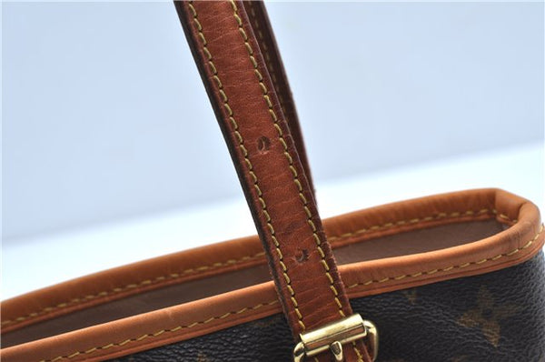 Authentic Louis Vuitton Monogram Bucket PM Shoulder Tote Bag M42238 LV J2427