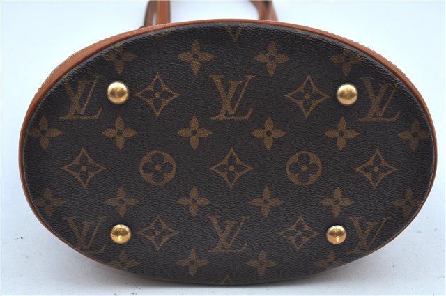 Authentic Louis Vuitton Monogram Bucket PM Shoulder Tote Bag M42238 LV J2427