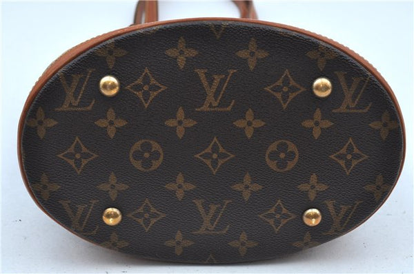 Authentic Louis Vuitton Monogram Bucket PM Shoulder Tote Bag M42238 LV J2427