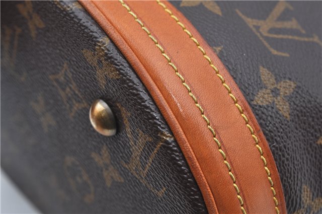Authentic Louis Vuitton Monogram Bucket PM Shoulder Tote Bag M42238 LV J2427
