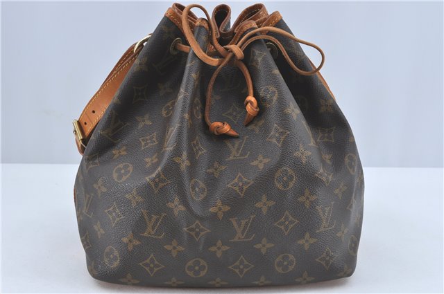 Authentic Louis Vuitton Monogram Petit Noe Shoulder Bag M42226 LV J2429