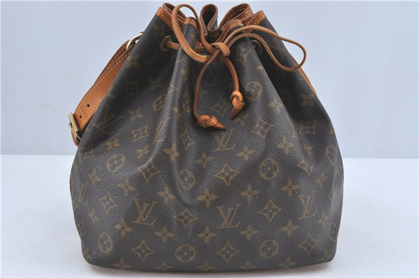 Authentic Louis Vuitton Monogram Petit Noe Shoulder Bag M42226 LV J2429