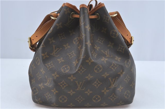Authentic Louis Vuitton Monogram Petit Noe Shoulder Bag M42226 LV J2429