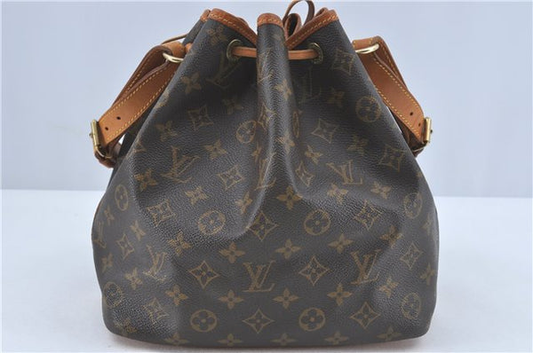 Authentic Louis Vuitton Monogram Petit Noe Shoulder Bag M42226 LV J2429