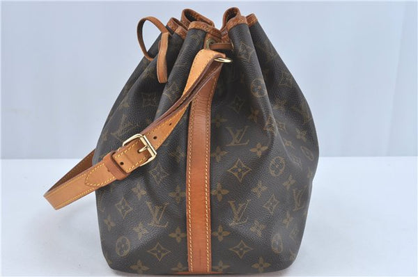 Authentic Louis Vuitton Monogram Petit Noe Shoulder Bag M42226 LV J2429