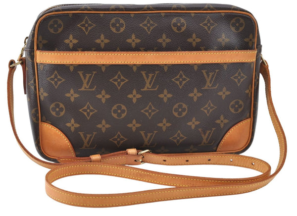Auth Louis Vuitton Monogram Trocadero 30 Shoulder Cross Body Bag M51272 LV J2438