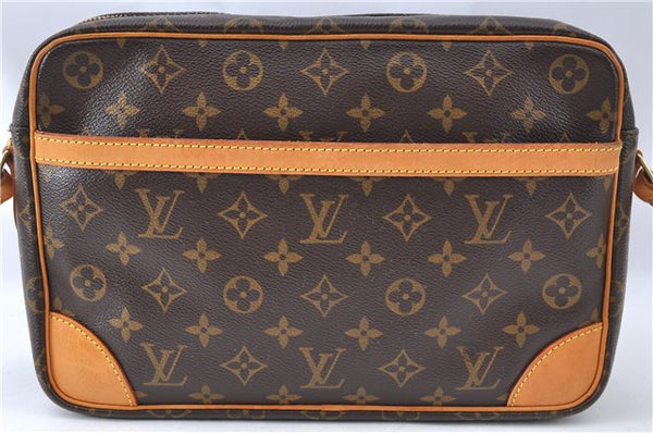 Auth Louis Vuitton Monogram Trocadero 30 Shoulder Cross Body Bag M51272 LV J2438