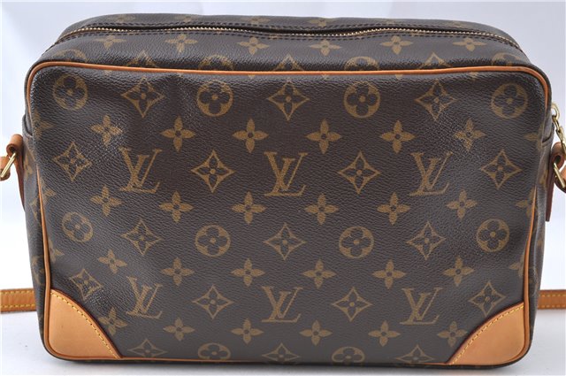 Auth Louis Vuitton Monogram Trocadero 30 Shoulder Cross Body Bag M51272 LV J2438