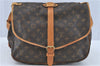 Authentic Louis Vuitton Monogram Saumur 35 Shoulder Cross Bag M42254 LV J2440