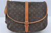 Authentic Louis Vuitton Monogram Saumur 35 Shoulder Cross Bag M42254 LV J2440