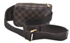 Authentic Louis Vuitton Damier Geronimos Waist Body Bag N51994 LV J2441