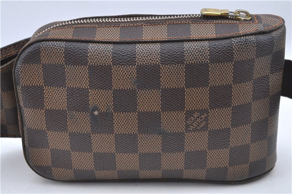 Authentic Louis Vuitton Damier Geronimos Waist Body Bag N51994 LV J2441