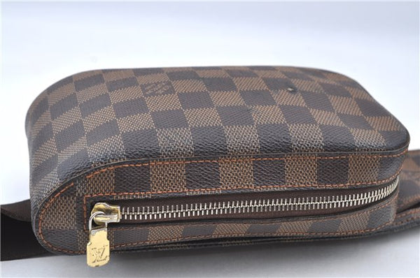 Authentic Louis Vuitton Damier Geronimos Waist Body Bag N51994 LV J2441