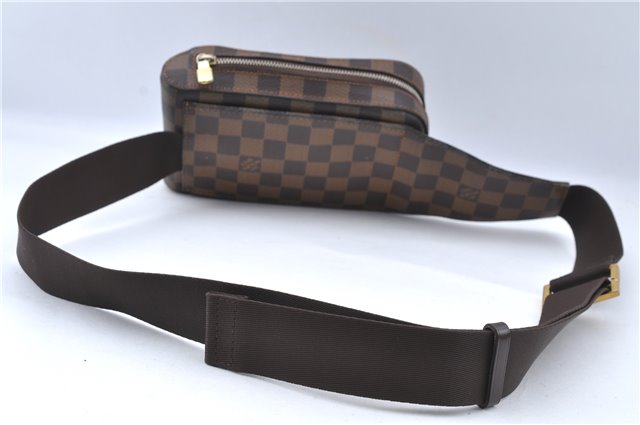 Authentic Louis Vuitton Damier Geronimos Waist Body Bag N51994 LV J2441