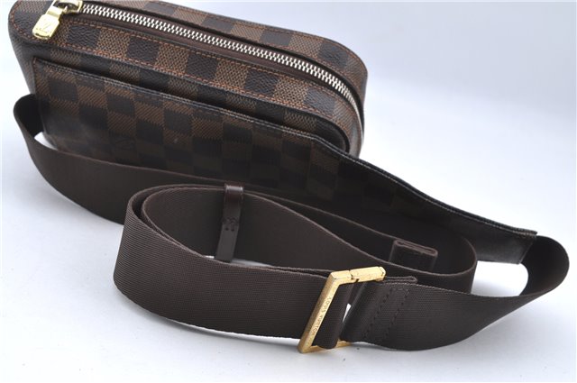 Authentic Louis Vuitton Damier Geronimos Waist Body Bag N51994 LV J2441