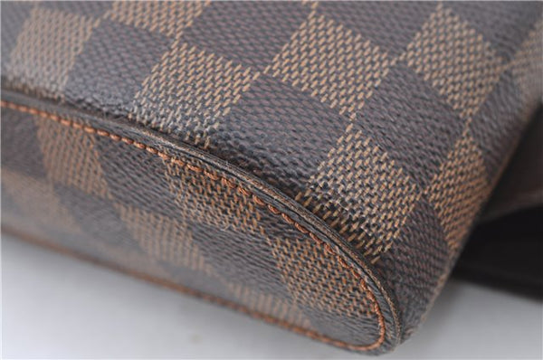 Authentic Louis Vuitton Damier Geronimos Waist Body Bag N51994 LV J2441