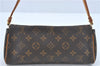 Authentic Louis Vuitton Monogram Pochette Beverly Shoulder Back M40122 LV J2447