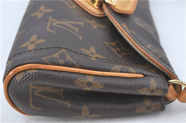Authentic Louis Vuitton Monogram Pochette Beverly Shoulder Back M40122 LV J2447