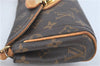 Authentic Louis Vuitton Monogram Pochette Beverly Shoulder Back M40122 LV J2447