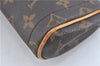 Authentic Louis Vuitton Monogram Pochette Beverly Shoulder Back M40122 LV J2447