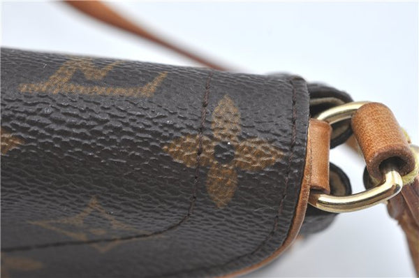 Authentic Louis Vuitton Monogram Pochette Beverly Shoulder Back M40122 LV J2447