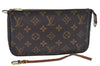 Authentic Louis Vuitton Monogram Pochette Accessoires Pouch M51980 LV Junk J2466