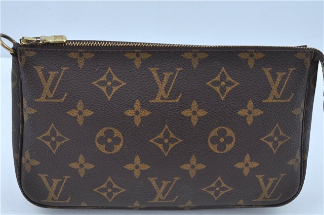 Authentic Louis Vuitton Monogram Pochette Accessoires Pouch M51980 LV Junk J2466